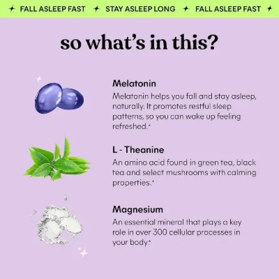 Lemme Sleep Tight Vegan Gummies - 60ct image {3}