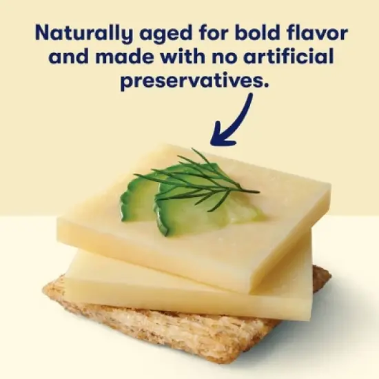 Tillamook Extra Sharp White Cheddar Cracker Cut Cheese - 6.5oz/24 slices image {2}