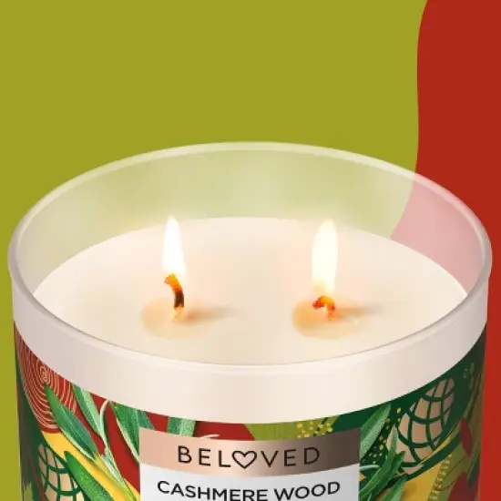 Beloved Cashmere Wood and Sage 2-Wick Candle - 11.5oz image {3}