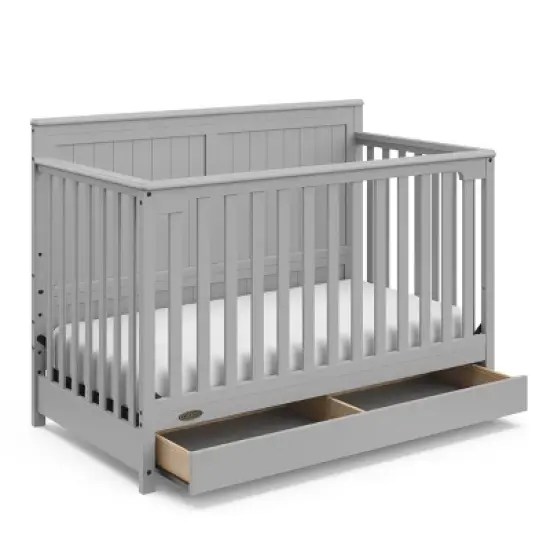 Graco Hadley 5-in-1 Convertible Crib with Drawer image {10}