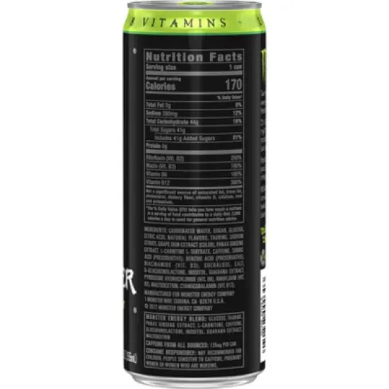 Monster Energy Original Energy Drink - 12 fl oz Can image {2}