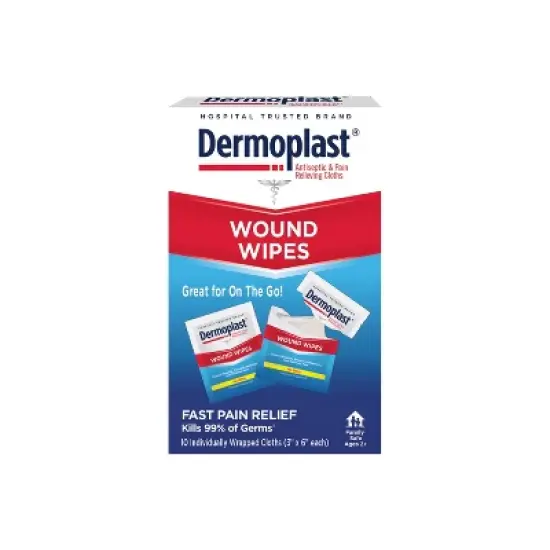 Dermoplast Wound Wipes - 10ct image {7}