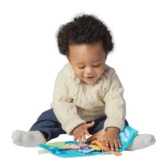 Manhattan Toy Deep Sea Dive Machine Washable Bath Time Activity Book for Infants and Toddlers image {5}