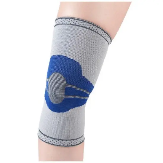 OTC Knee Support, Pullover Style, Lightweight Elastic, Gray/Blue image {5}