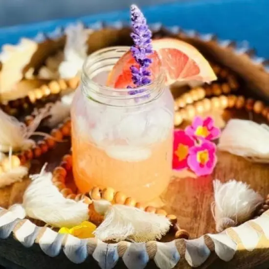 Crafted Cocktails Grapefruit Paloma Mix: 6 Pack&nbsp; Pink Grapefruit and Lime Juice with Organic Agave&nbsp; 35 Calories Per Serving, 8 Cocktails Per Bottle image {4}