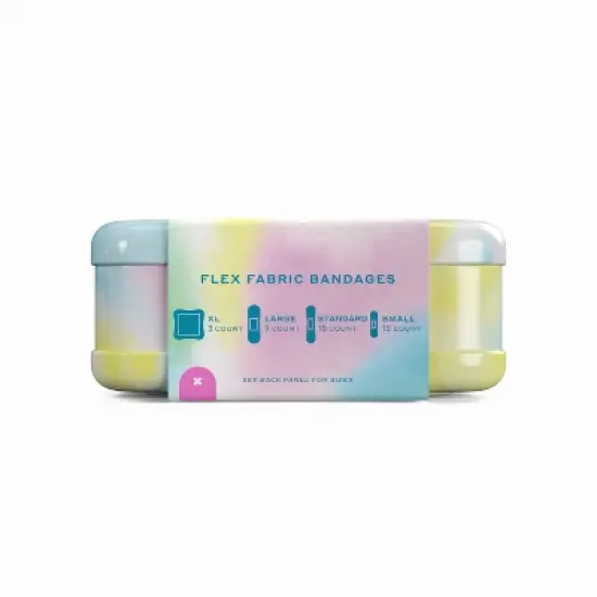 Welly Kid's Flex Fabric Bandages - Colorwash Tie Dye - 48ct image {7}