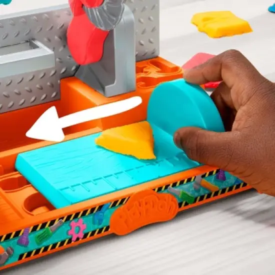 Play-Doh Stamp and Saw Tool Bench Playset - 8pc image {5}