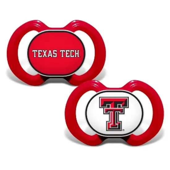 BabyFanatic Officially Licensed Unisex Pacifier 2-Pack - NCAA Texas Tech Red Raiders image {1}