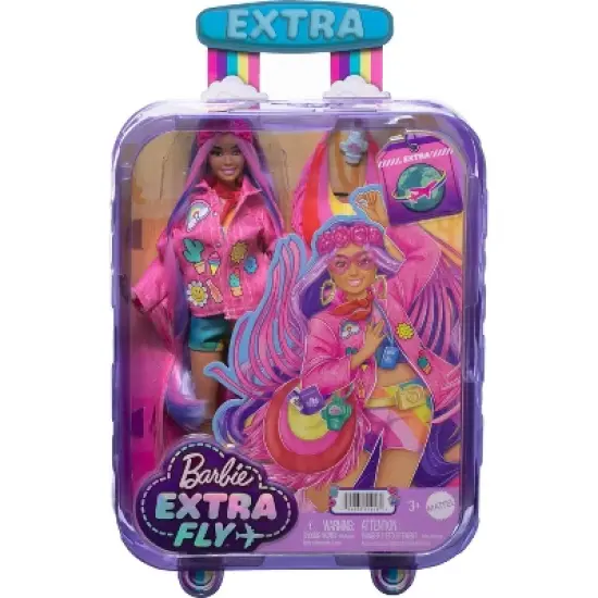 Travel Barbie Doll with Desert Fashion, Barbie Extra Fly image {5}
