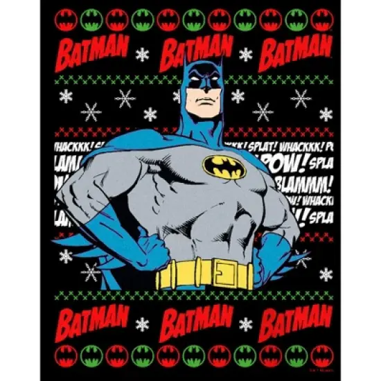 Men's Batman Christmas Sweater Sweatshirt image {1}