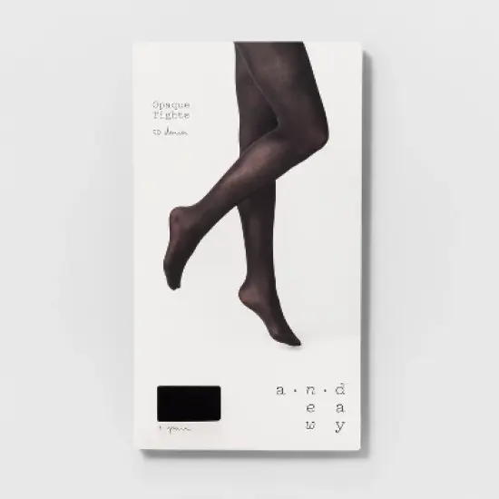 Women's 50D Opaque Tights - A New Day image {1}