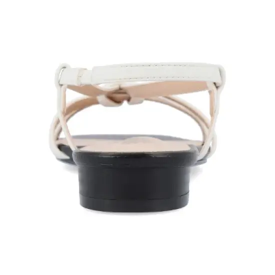 Journee Collection Womens Bridget Sling Back Low Block Heel Sandals image {2}