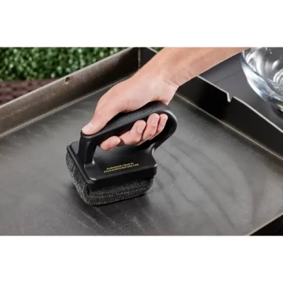 Scrub Daddy Griddle Steam Grill Cleaning Brush Black image {6}