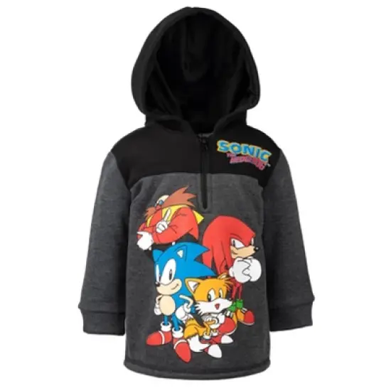 SEGA Sonic the Hedgehog Fleece Half Zip Hoodie Toddler to Big Kid image {9}