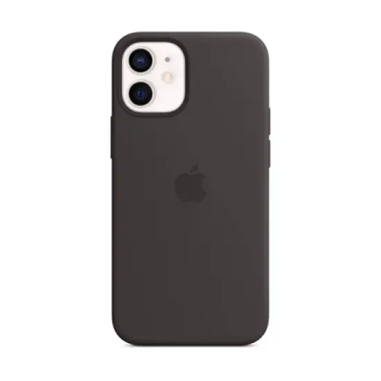 Apple iPhone 13 mini/iPhone 12 mini Silicone Case with MagSafe - Black image {3}