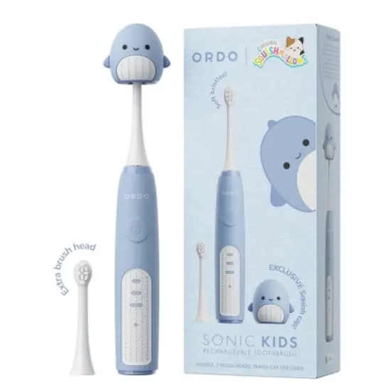 ORDO Sonic Kids Rechargeable Toothbrush - Squishmallows Samir - Blue image {8}