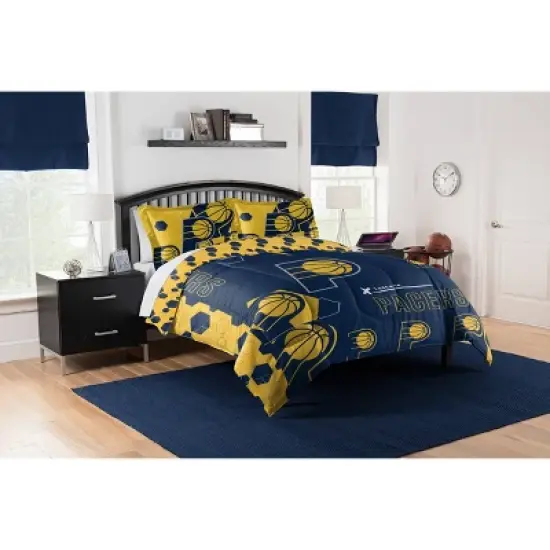 NBA Indiana Pacers Hexagon Comforter Set image {3}