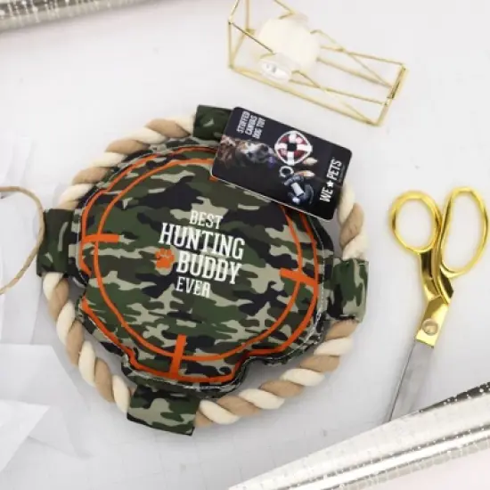 Pavilion Gift Company - Hunting Buddy - 10" x 10" Canvas Dog Toy on Rope - Pet Toy image {3}