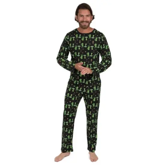Leveret Mens Two Piece Cotton Halloween Pajamas image {4}