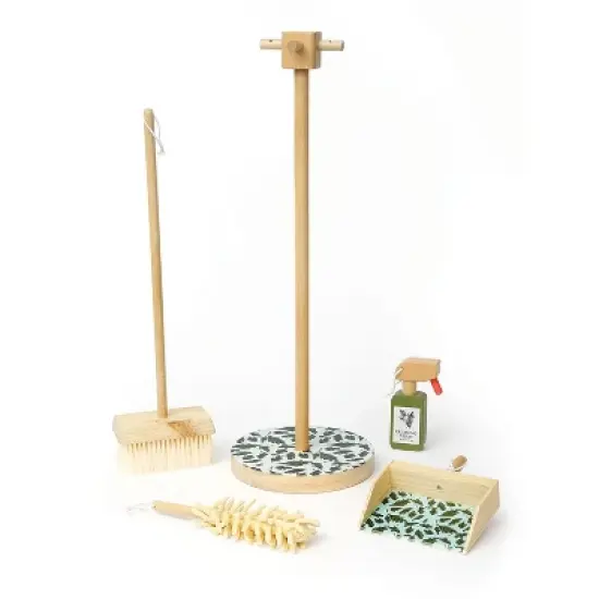 Manhattan Toy Wooden Pretend Housekeeping Cleaning Set image {10}