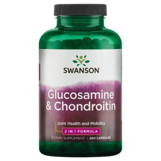 Swanson Glucosamine and Chondroitin 200 Capsules image {5}