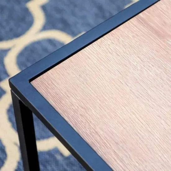 2pc Outdoor Conversation Set with Arm Chair & Coffee Table - Captiva Designs image {3}