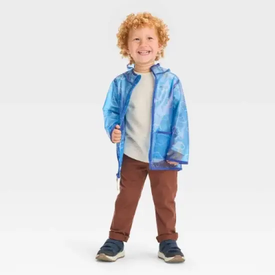 Toddler Printed Clear Rain Coat - Cat & Jack&trade; image {2}