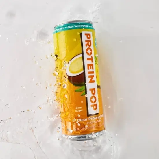 Protein Pop Pina Colada Sports Drink - 12 fl oz image {3}