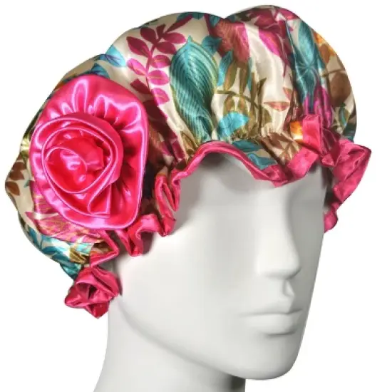 Wrapables Stylish Satin Shower Cap image {27}