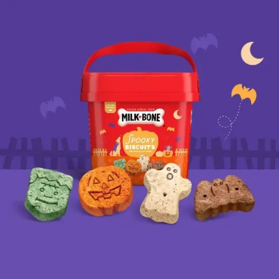 Milk-Bone Halloween Spooky Biscuits Flavored Dog Treats - 24oz image {5}