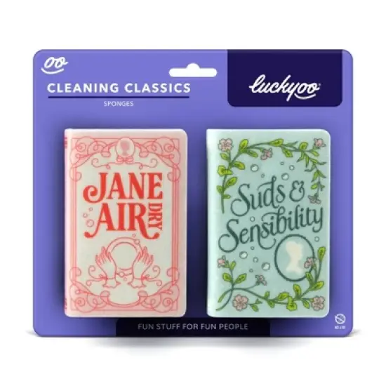 Fred & Friends 2pk Luckyoo Sponges Cleaning Classics image {2}