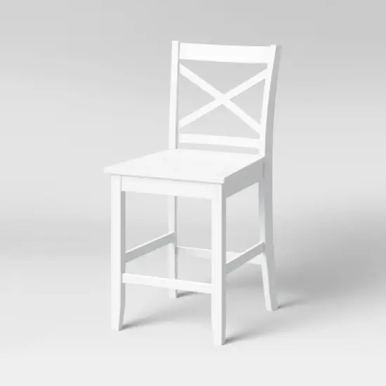 Carey 24" Counter Height Barstool - White - Threshold&trade; image {2}
