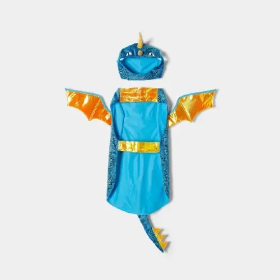 Halloween Full Body Metallic Dragon Glow Eyes Cat and Dog Costume - Hyde & EEK! Boutique&trade; image {2}