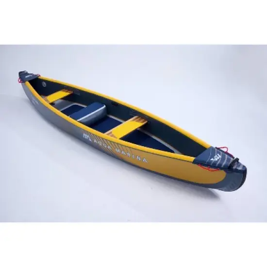 Aqua Marina Tomahawk 15.8" AIR-C High Pressure Speed Canoe 2-3 Person Inflatable Kayaks image {7}