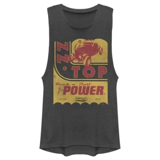 Junior's ZZ TOP Rock n Roll Power Festival Muscle Tee image {3}