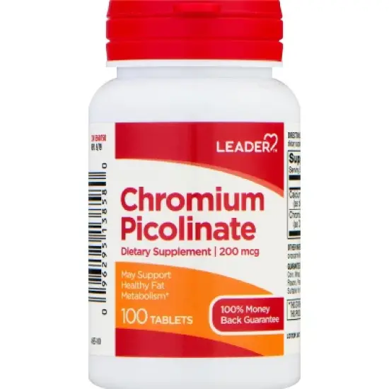 Leader Chromium Picolinate 100 ea image {3}