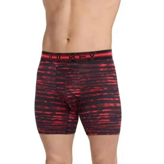 Jockey Men's Sport Stability Pouch Microfiber 6" Boxer Brief image {6}