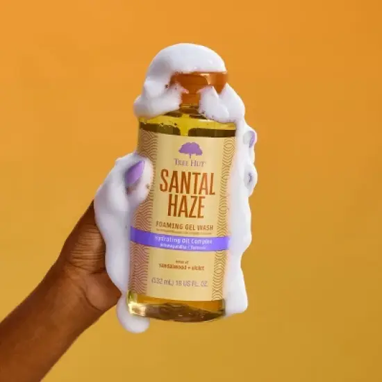 Tree Hut Foaming Gel Body Wash - Santal Haze - 18 fl oz image {8}