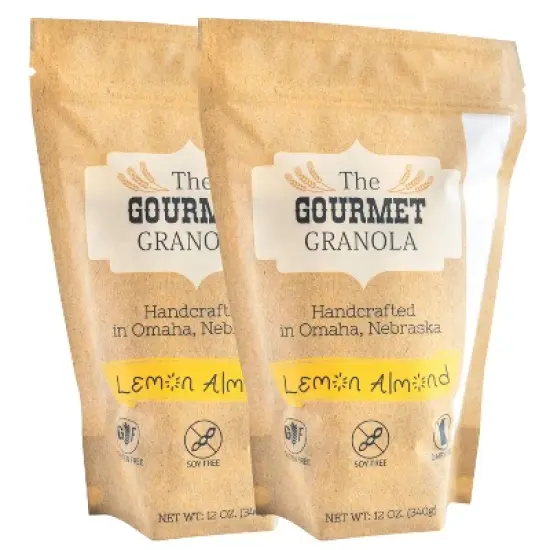 The Gourmet Granola 12 oz Lemon Almond Granola Gluten, Soy, & Dairy Free - Pack of 2 image {9}