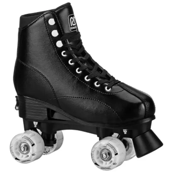 Roller Derby Youth Adjustable Roller Skates - Black 3-6: Lace-Up, Padded Boot Shaft image {6}