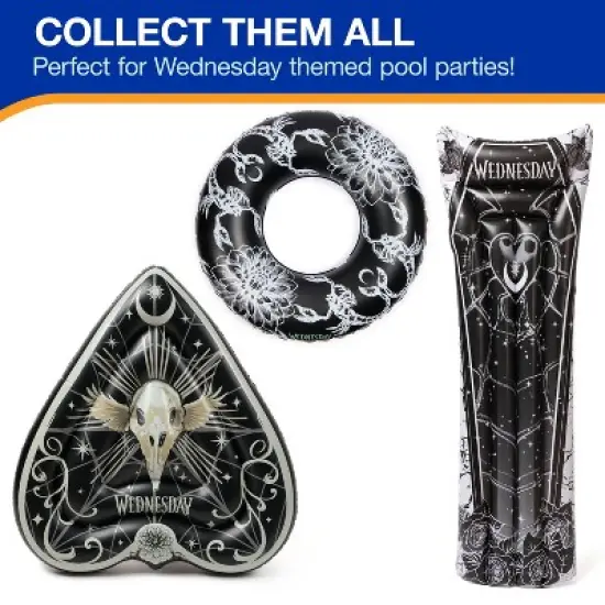 Swimways Wednesday Oversized Float: PVC Pool Lounger for Ages 14+ image {4}