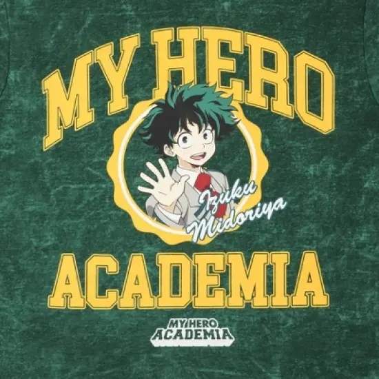 Men's My Hero Academia Short Sleeve Graphic T-Shirt - Green image {2}