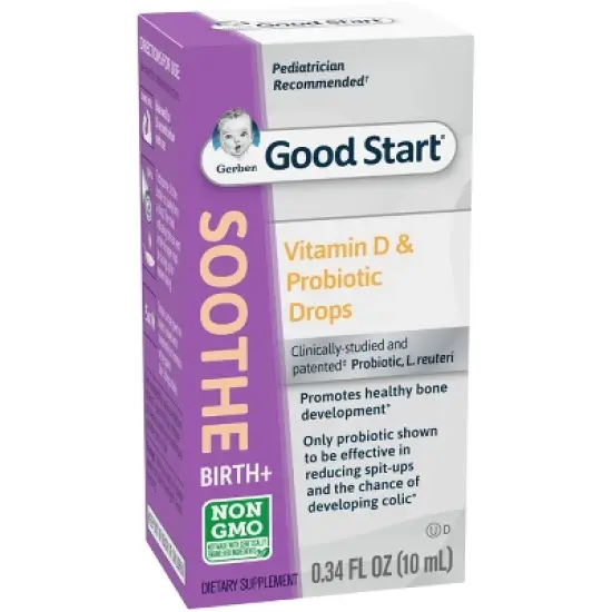Gerber Soothe Vitamin D & Probiotic Drops - .34 fl oz image {1}