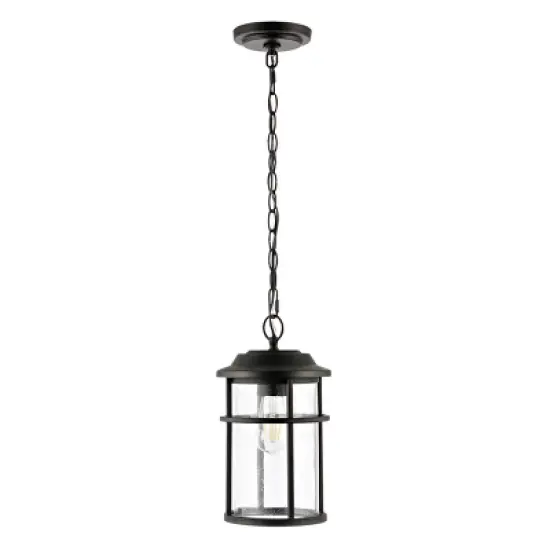 Cianna 5" Outdoor Pendant - PLT4016 - Black - Safavieh image {4}