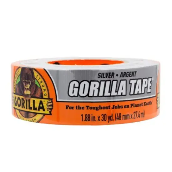 Gorilla 1.88 in. W X 30 yd L Silver Duct Tape image {1}