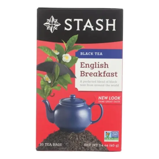 Stash Tea English Breakfast Black Tea - Case of 6/20 Bags image {1}
