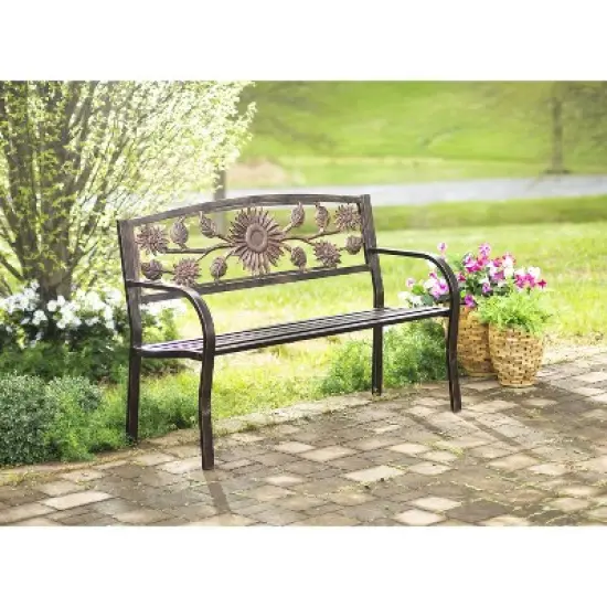 Evergreen Sunflower Bench image {2}