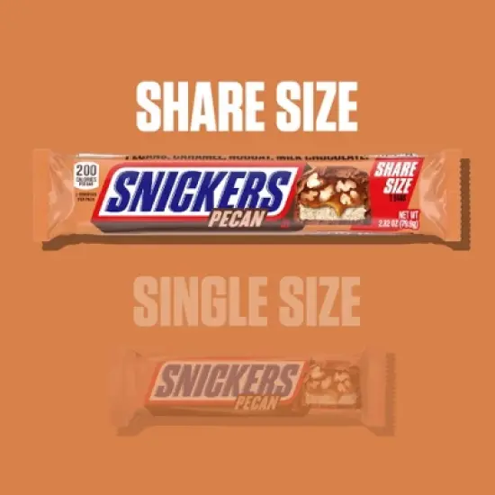 Snickers Pecan Share Size Chocolate - 2.82oz image {2}