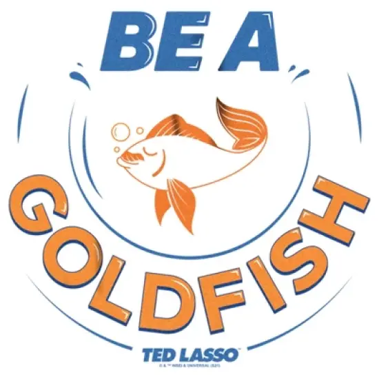 Men's Ted Lasso Be A Goldfish T-Shirt image {1}