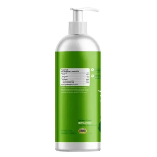 Zesty Paws Hemp Elements for Skin Health Salmon Omega Oil Plus Hemp for Dogs and Cats image {1}